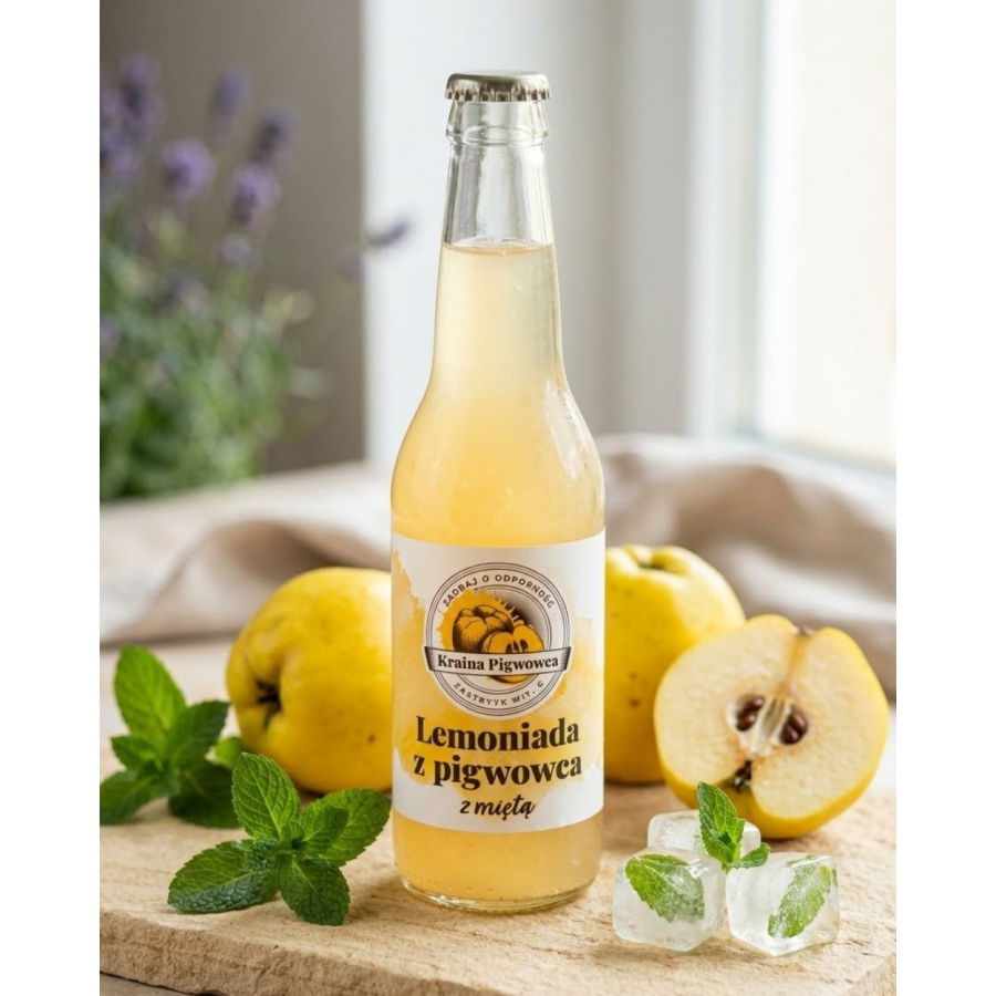 Lemoniada z pigwowca | Zdrowe napoje | Osada Zdrowienia