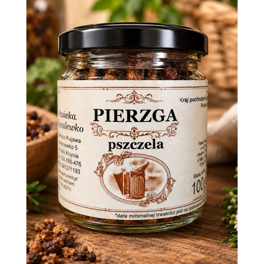 Pierzga pszczela | Skarby z ula | Osada Zdrowienia