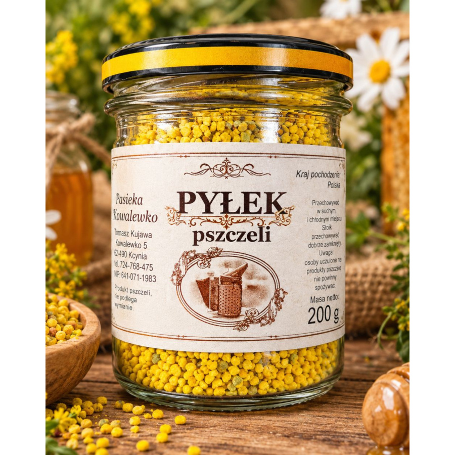 Pyłek pszczeli 200 g | Skarby z ula | Osada Zdrowienia